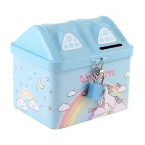 Blue Unicorn Piggy Bank – Fun Saving Bank for Kids