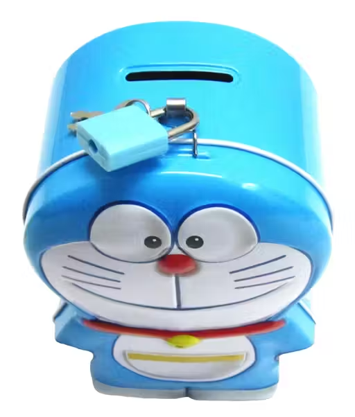 Doraemon Piggy Bank for Kids – Fun Way to Save Money - Image 2