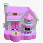 Pink Puppy House Piggy Bank – Cute Savings Toy