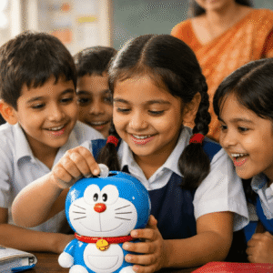 Doraemon Piggy Bank – The Fun Way Kids Start Saving 💙