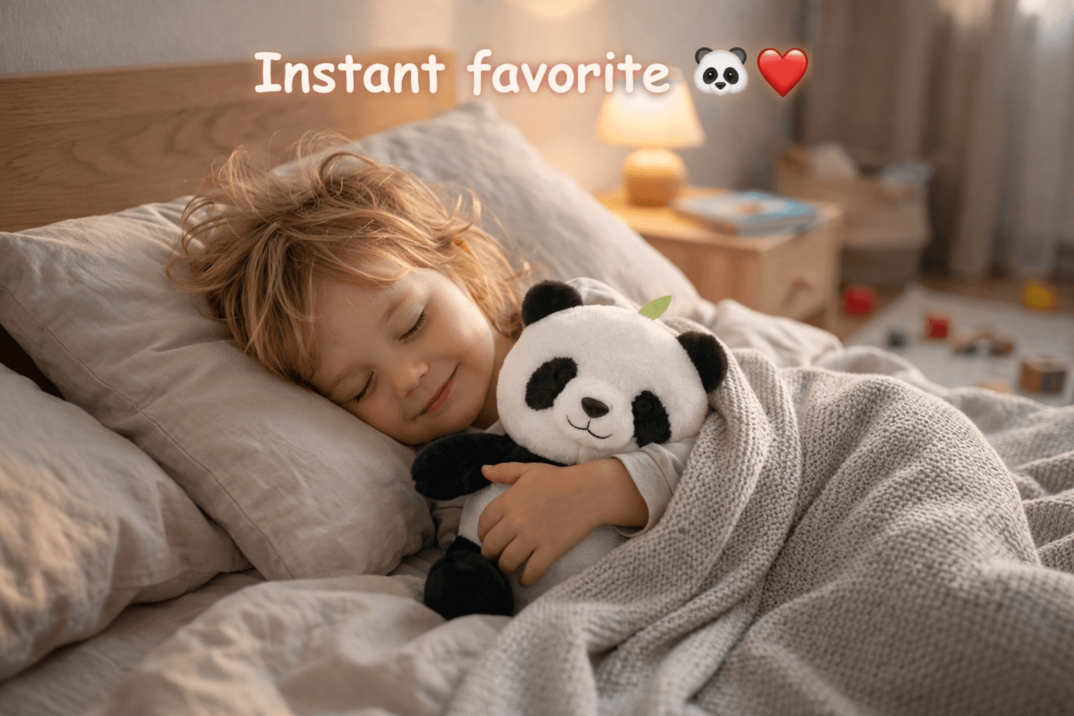 Cute Panda Plush Toy with Bamboo Pillow โ Kids Canโt Stop Hugging This Panda Pillow ๐ผ๐