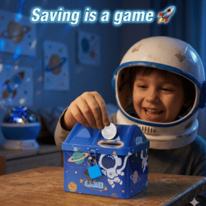 Space Astronaut Piggy Bank – Turn Saving Money into a Fun Habit for Your Child 🚀
